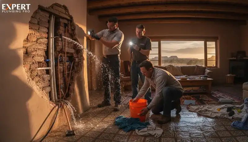 Expert Plumbing Pro - emergency-weekend-pipe-burst-repair-in-a-pueblo-home